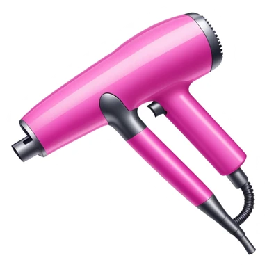 Pink Dyson hair tool  sticker