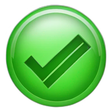 Verified tick mark sticker