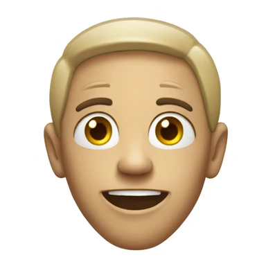 a face with an evil grin and prayings hands  sticker