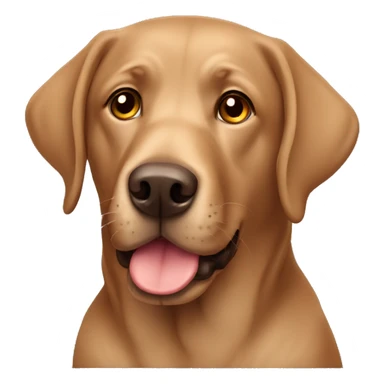 Brown Labrador  sticker