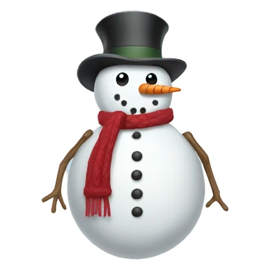 snowman sticker