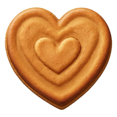 snicker doodle cookie with cinnamon powder on top in a heart shape cookie sticker