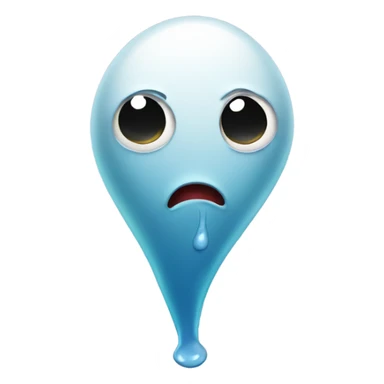 angry and sad sperm sticker