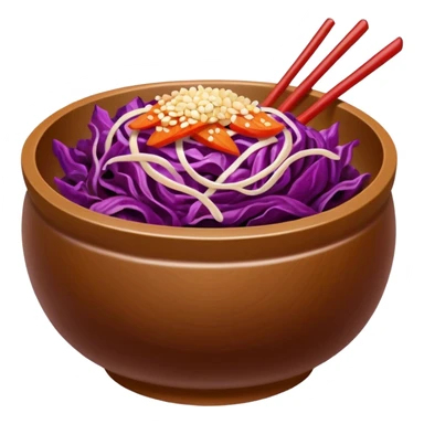 kimmchi dish brown bowl sticker