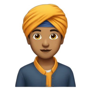 sikh kid sticker