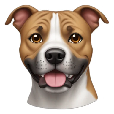 Staffy dog sticker