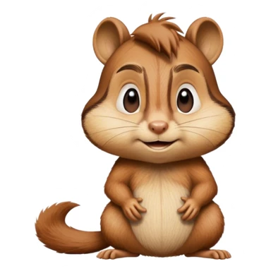 Moaning Alvin the chipmunk sticker