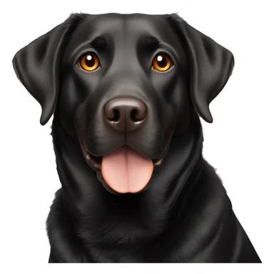 black lab mix with orange brown eyes  sticker