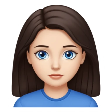 Marissa Bode with dark brown hair sticker