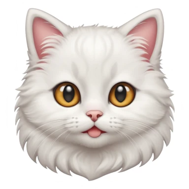 gato con espreciones de anime sticker