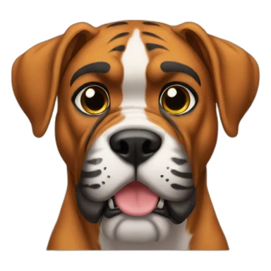 Boxer tigers  sticker