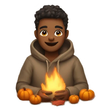 cozy autumn vibes sticker