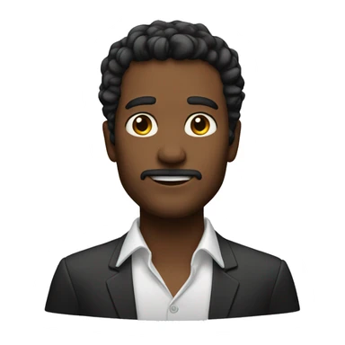 man with immaculate jawline sticker