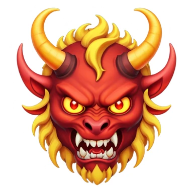 demon rage sticker