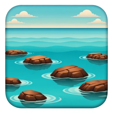 Sea estetic browny  sticker