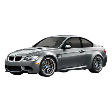 BMW m3 e92 gray sticker
