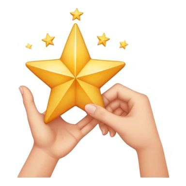 grabbing a dream star with your hand  sticker
