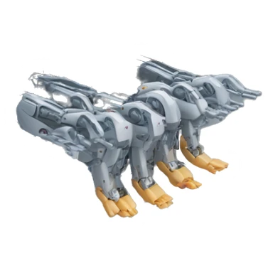 Robotic arms holding plates next to a restaurant grade dishwasher sticker