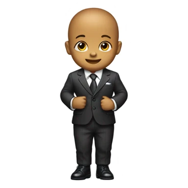 Baby in a suit sticker