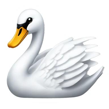 Swan sticker