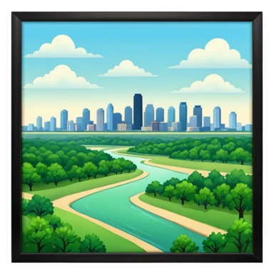 Tulsa-Oklahoma nature sticker