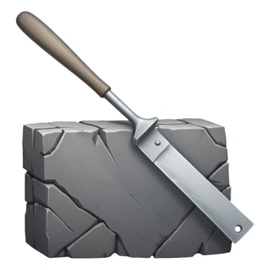 A primitive stone scraper with rough cutting surface.






 sticker