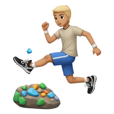 kicking rocks sticker