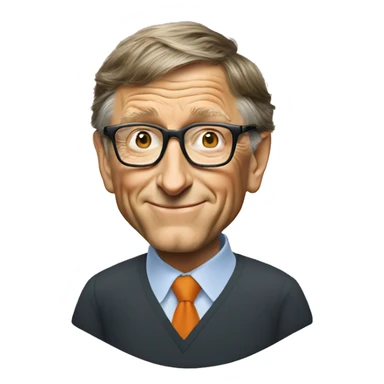 bill gates soup sticker