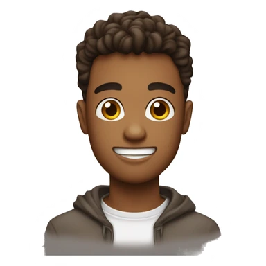 Milo j con un mate sticker