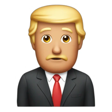 trump-holding-his-sausage sticker