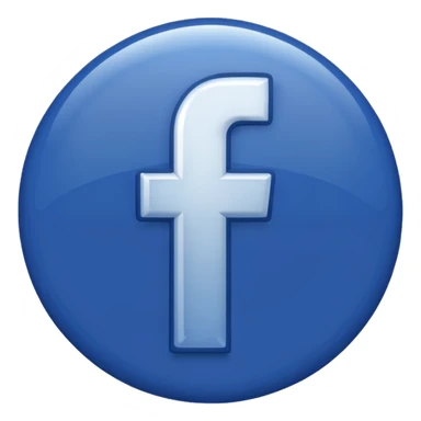 Badge bleu Facebook  sticker