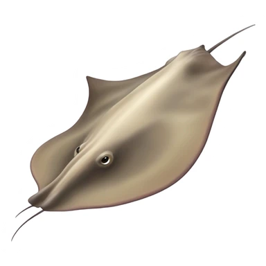 Cow nose stingray sticker