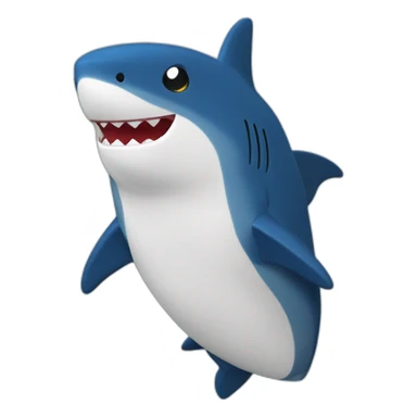 IKEA Blåhaj shark plushie sticker