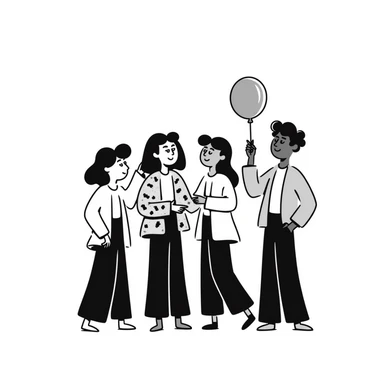 group of friends sticker