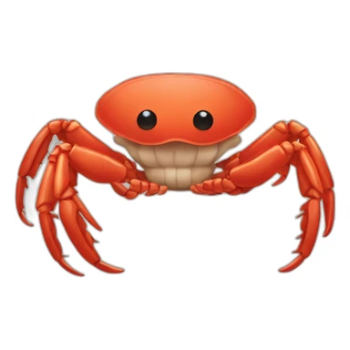 Pom pom crabe sticker