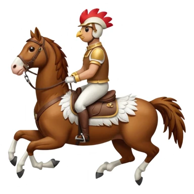 Chicken Jockey  sticker