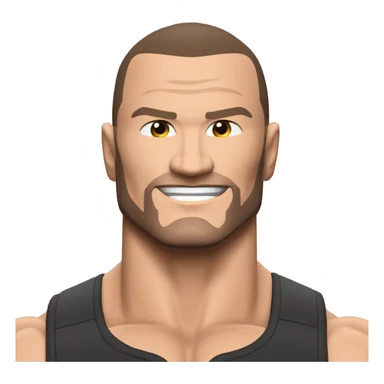 Randy Orton wwe superstar le plus réaliste possible avec un titre  sticker