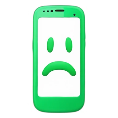 green smart phone without face sticker