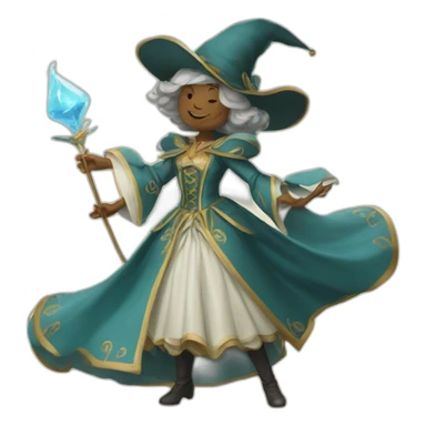 Magicienne des ténèbres sticker