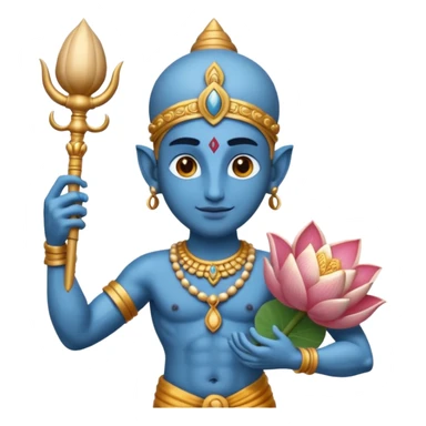 create vishnu emoji sticker