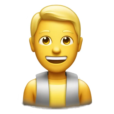 Glowing and flashing "online" sticker