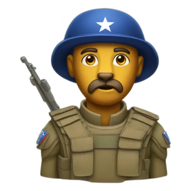 Lion soldier israel sticker