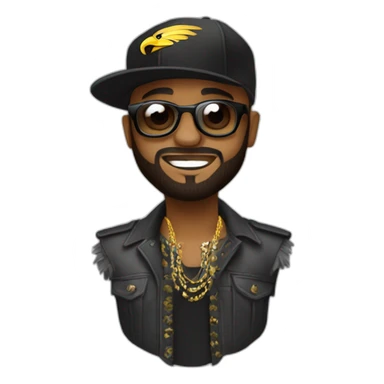 Fally ipupa-eagle-sing sticker