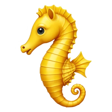Emoji seahorse sticker
