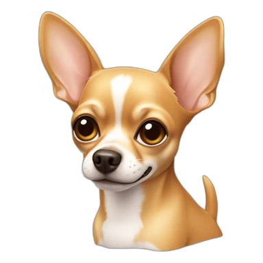 Tan chihuahua sticker