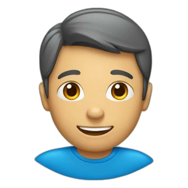 Teacher with blue tshirt saying kids on it sticker