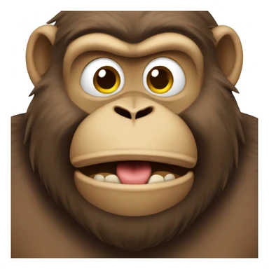 big fat monkey sticker