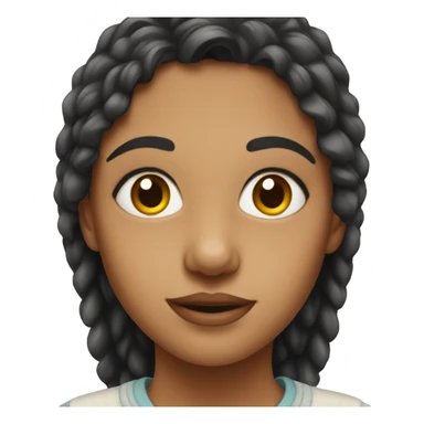 indoor portrait of girl sticker