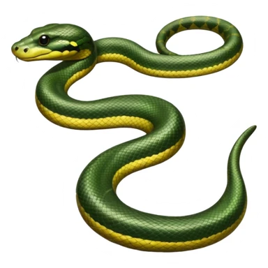 A photo-realistic digital illustration of a Green Anaconda, chest upward, with a broad, flat head, muscular body, and high-set eyes. Its olive-green body is covered with symmetrical, bold black oval spots, and its smooth, glossy scales highlight its large, powerful build. sticker