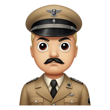 Pepe as hitler sticker